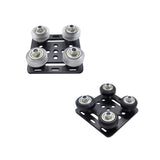 Maxbell Slots Gantry Plate 3D Printer CNC Machine 2020 Gantry Rod Plate with Wheel black wheels
