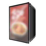 Maxbell Menus Cover Holder Elegant Clear Menus Holder for Banquet Birthday Party Bar Twelve