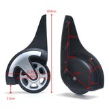 Maxbell 2Pcs Luggage Replacement Wheels Directional Silent Luggage Accessories Parts