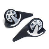 Maxbell 2Pcs Luggage Replacement Wheels Directional Silent Luggage Accessories Parts