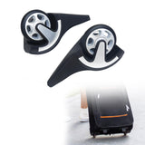 Maxbell 2Pcs Luggage Replacement Wheels Directional Silent Luggage Accessories Parts