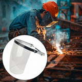 Maxbell Face Shield Mask Adults Protective Face Shield for Work Weeding Welding white