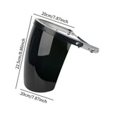 Maxbell Face Shield Mask Adults Protective Face Shield for Work Weeding Welding black