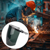 Maxbell Face Shield Mask Adults Protective Face Shield for Work Weeding Welding grey