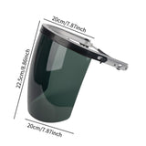 Maxbell Face Shield Mask Adults Protective Face Shield for Work Weeding Welding grey