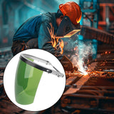 Maxbell Face Shield Mask Dustproof Universal Protector for Gardening Cutting Welding green