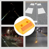 Maxbell Reflective Lane Marker Sturdy Road Reflector for Pedestrian Crossings Street