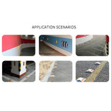 Maxbell Reflective Lane Marker Sturdy for Sidewalks Pedestrian Crossings Speed Bumps