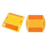 Maxbell Reflective Lane Marker Portable Pavement Marker for Freeways Highways Street 10cmx10cm