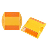 Maxbell Reflective Lane Marker Portable Pavement Marker for Freeways Highways Street 10cmx10cm