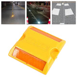 Maxbell Reflective Lane Marker Portable Pavement Marker for Freeways Highways Street 10cmx10cm