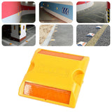 Maxbell Reflective Lane Marker Portable Pavement Marker for Freeways Highways Street 10cmx10cm