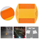 Maxbell Reflective Lane Marker Portable Pavement Marker for Freeways Highways Street 9cmx10cm