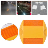 Maxbell Reflective Lane Marker Portable Pavement Marker for Freeways Highways Street 9cmx10cm