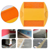 Maxbell Reflective Lane Marker Portable Pavement Marker for Freeways Highways Street 9cmx10cm