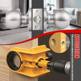 Maxbell Door Lock Installation Set Mortise Jig Mortising Machine with Guide Template yellow