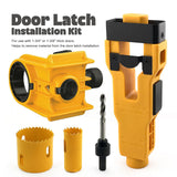 Maxbell Door Lock Installation Set Mortise Jig Mortising Machine with Guide Template yellow