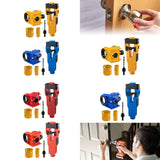 Maxbell Door Lock Installation Set Mortise Jig Mortising Machine with Guide Template yellow