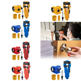 Maxbell Door Lock Installation Set Mortise Jig Mortising Machine with Guide Template yellow