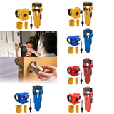 Maxbell Door Lock Installation Set Mortise Jig Mortising Machine with Guide Template yellow