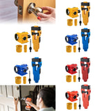 Maxbell Door Lock Installation Set Mortise Jig Mortising Machine with Guide Template yellow