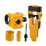 Maxbell Door Lock Installation Set Mortise Jig Mortising Machine with Guide Template yellow