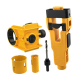Maxbell Door Lock Installation Set Mortise Jig Mortising Machine with Guide Template yellow