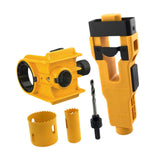 Maxbell Door Lock Installation Set Mortise Jig Mortising Machine with Guide Template yellow
