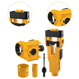 Maxbell Door Lock Installation Set Mortise Jig Mortising Machine with Guide Template yellow