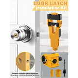 Maxbell Door Lock Installation Set Mortise Jig Mortising Machine with Guide Template yellow