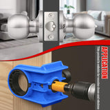 Maxbell Door Lock Installation Set Mortise Jig Mortising Machine with Guide Template blue