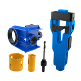 Maxbell Door Lock Installation Set Mortise Jig Mortising Machine with Guide Template blue