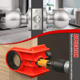 Maxbell Door Lock Installation Set Mortise Jig Mortising Machine with Guide Template red