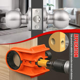 Maxbell Door Lock Installation Set Mortise Jig Mortising Machine with Guide Template orange