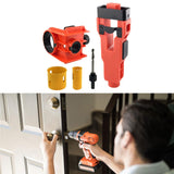 Maxbell Door Lock Installation Set Mortise Jig Mortising Machine with Guide Template orange