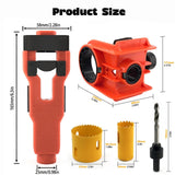 Maxbell Door Lock Installation Set Mortise Jig Mortising Machine with Guide Template orange