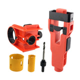 Maxbell Door Lock Installation Set Mortise Jig Mortising Machine with Guide Template orange