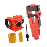 Maxbell Door Lock Installation Set Mortise Jig Mortising Machine with Guide Template orange