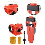 Maxbell Door Lock Installation Set Mortise Jig Mortising Machine with Guide Template orange
