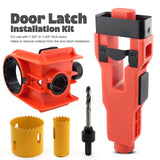 Maxbell Door Lock Installation Set Mortise Jig Mortising Machine with Guide Template orange