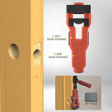 Maxbell Door Lock Installation Set Mortise Jig Mortising Machine with Guide Template orange