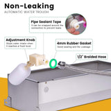 Automatic Livestock Water Trough Piglet Cow Livestock Waterer Large Capacity