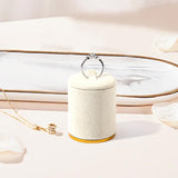 Maxbell Ring Display Holder Jewelry Storage Stand for Ring for Stores Malls Counters White