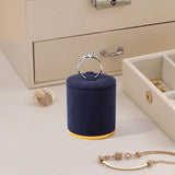 Maxbell Ring Display Holder Jewelry Storage Stand for Ring for Stores Malls Counters Navy Blue