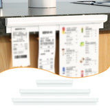 Maxbell Ticket Holder Order Holder Restaurant Bill Receipt Hanging Rack Display Rail 20cm