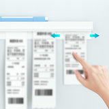 Maxbell Ticket Holder Order Holder Restaurant Bill Receipt Hanging Rack Display Rail 20cm