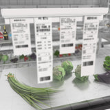 Maxbell Ticket Holder Order Holder Restaurant Bill Receipt Hanging Rack Display Rail 20cm