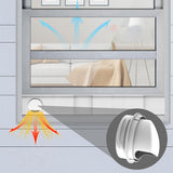 Maxbell Air Conditioner Window Kit Sturdy Replacement for Repair Home Sliding Window without Rain Cover
