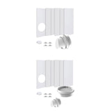 Maxbell Air Conditioner Window Kit Sturdy Replacement for Repair Home Sliding Window without Rain Cover