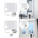 Maxbell Air Conditioner Window Kit Sturdy Replacement for Repair Home Sliding Window without Rain Cover